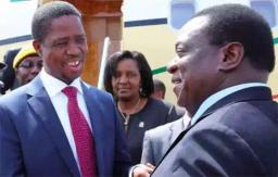 Former Zambia President, Edgar Lungu, Invited To Mnangagwa Inauguration