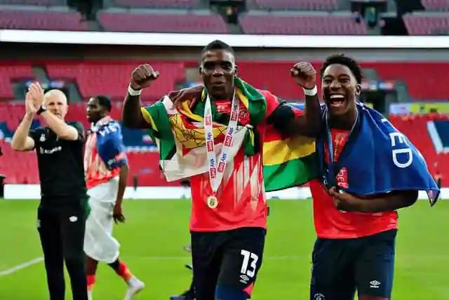 Nakamba Vows To Shoot More After Scoring A Penalty For Luton At Wembley