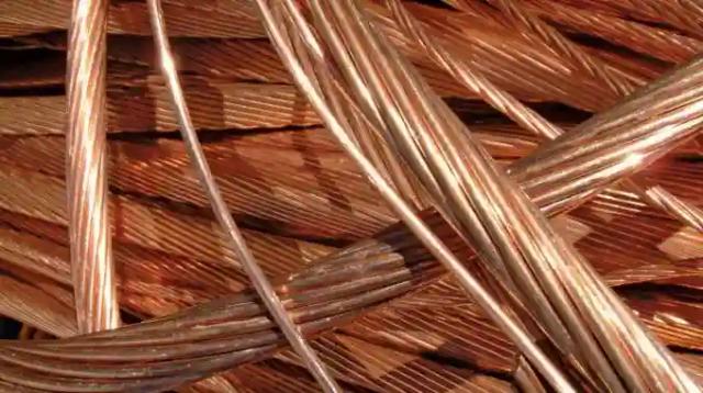 24-Year-Old Arrested For Unlawful Possession Of 1.5 metric Tons Of Copper In Zimbabwe