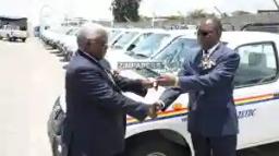 Energy Minister Hands Over 29 Pickup Trucks Worth $1 Million To ZETDC