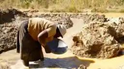 Grannies Turn To Gold Panning In Silobela As Hunger Bites