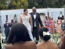 Phillip Chiyangwa Weds His "Dream Woman" Sarah Frankis
