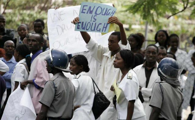 Striking Nurses Receive 'Double Salary'